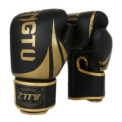 Adult boxing gloves and protective gear