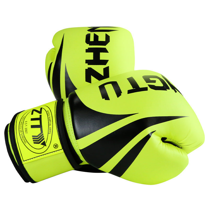 Adult boxing gloves and protective gear