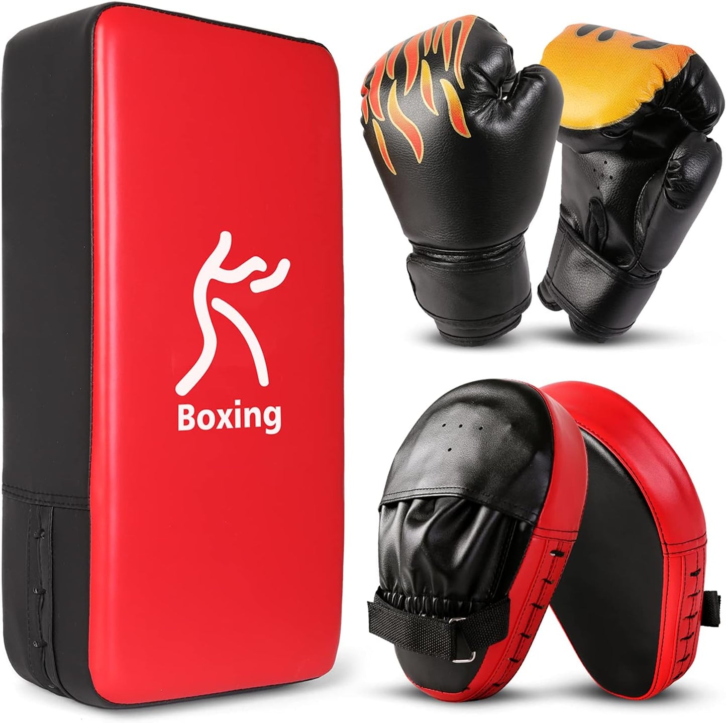 3-in-1 Boxing Pads and Kicks Set