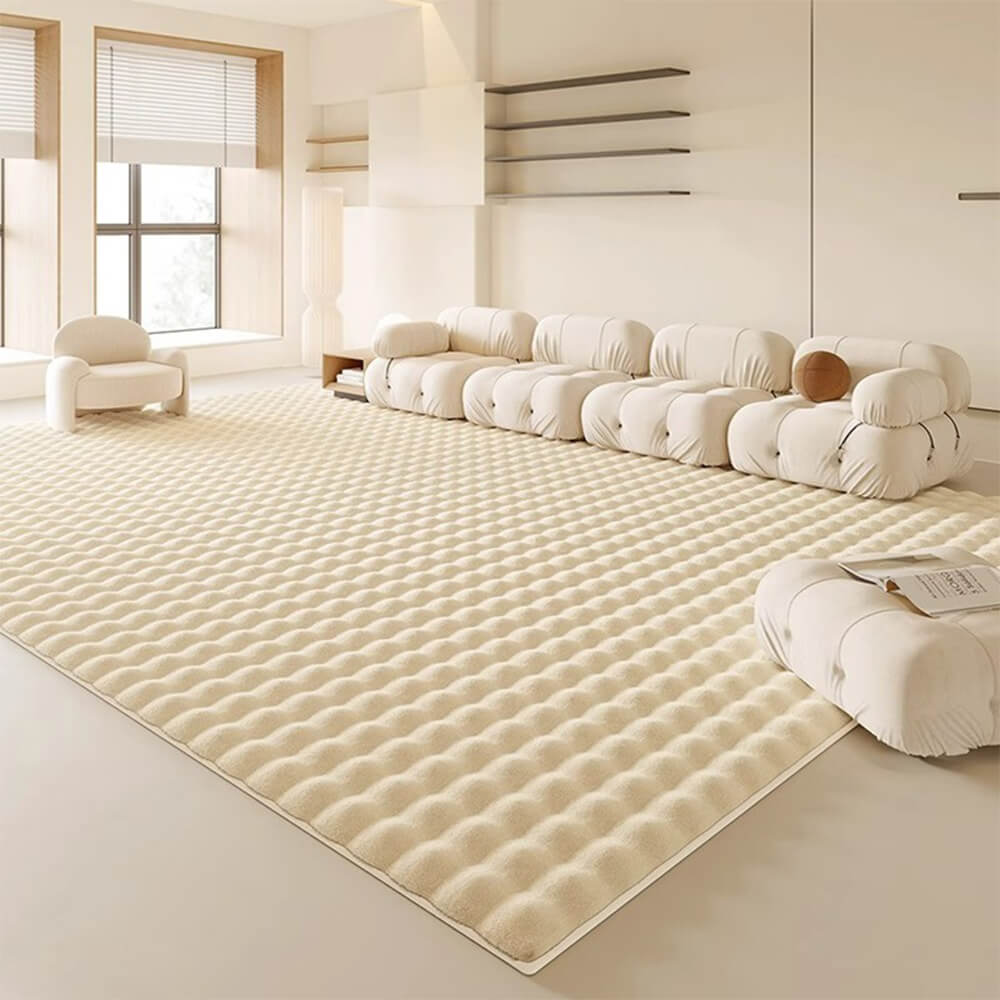 Luxury Creamy Style Fluffy Plush Rug