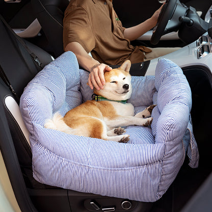 Portable Leisure Outing Pet Bolster Large Dog Car Seat Bed