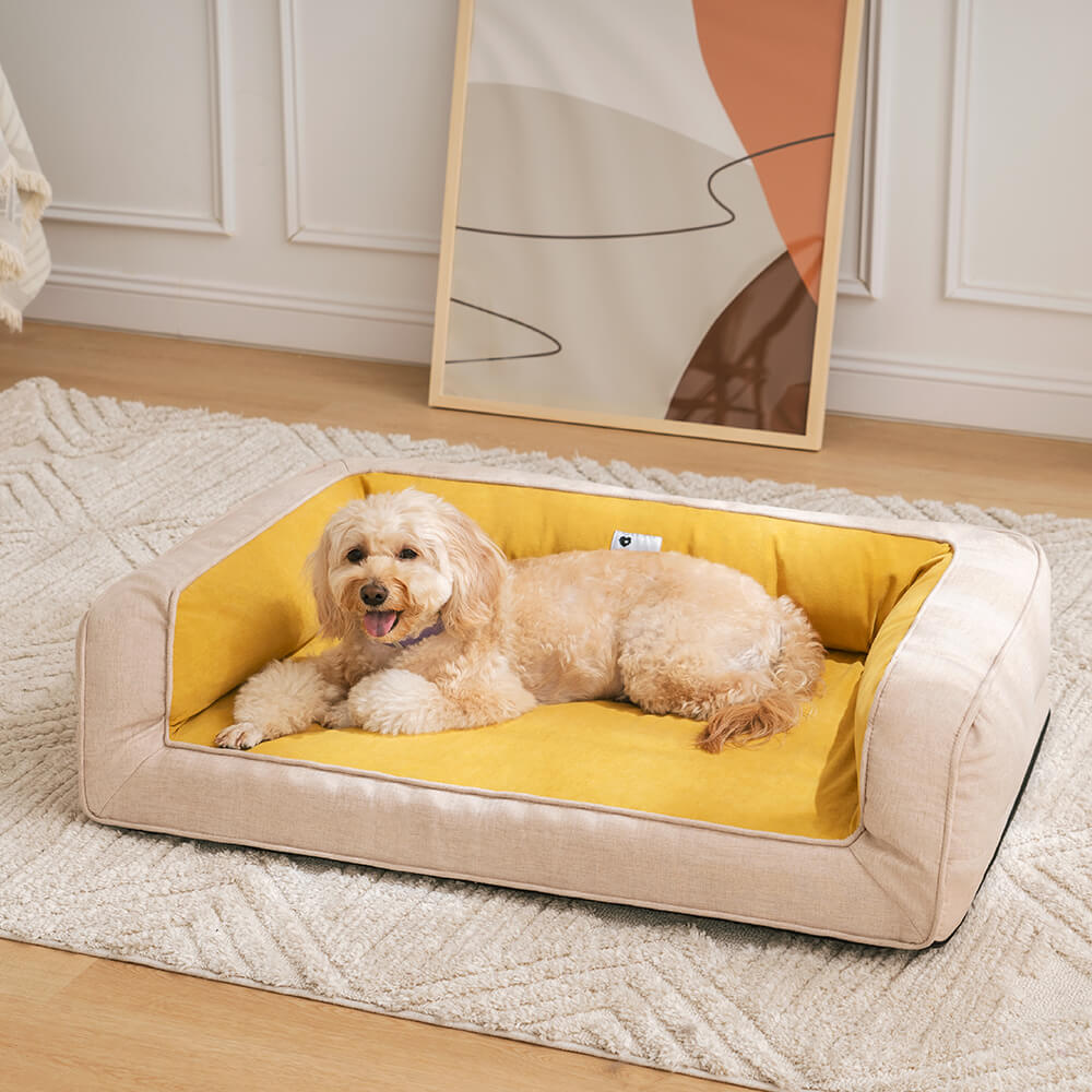 Ultimate Lounger Full Support Comfortable Orthopedic Dog Sofa Bed